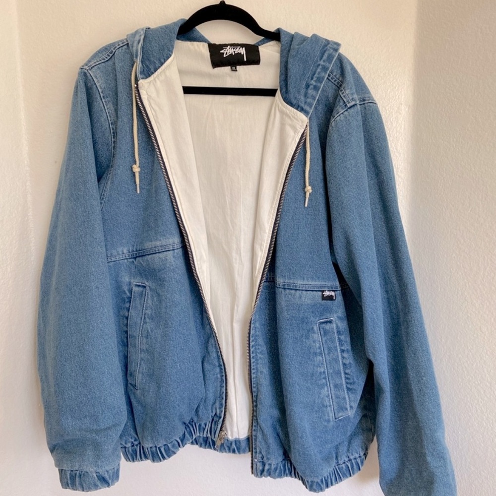 Oversized Stussy Denim jacket M